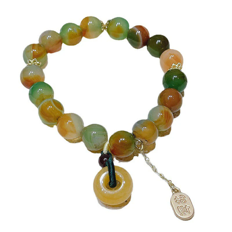Natural Colorful Agate Bracelet - Image 12