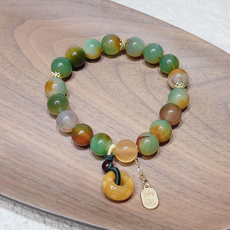 Natural Colorful Agate Bracelet - Image 8