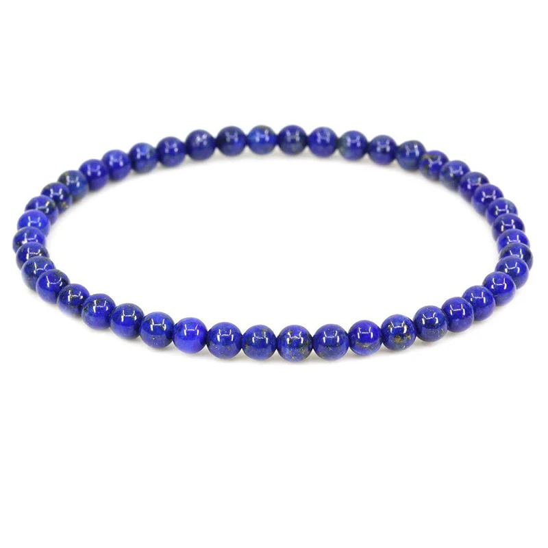 Natural Lapis Lazuli Stone Beaded Bracelet - Image 11
