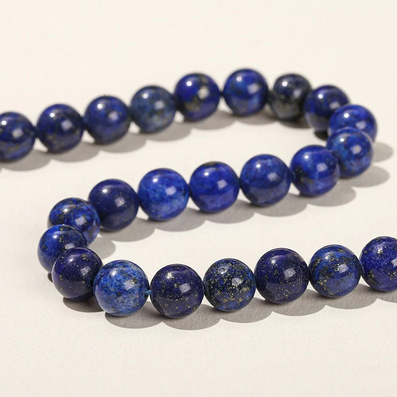 Natural Lapis Lazuli Stone Beaded Bracelet - Image 8