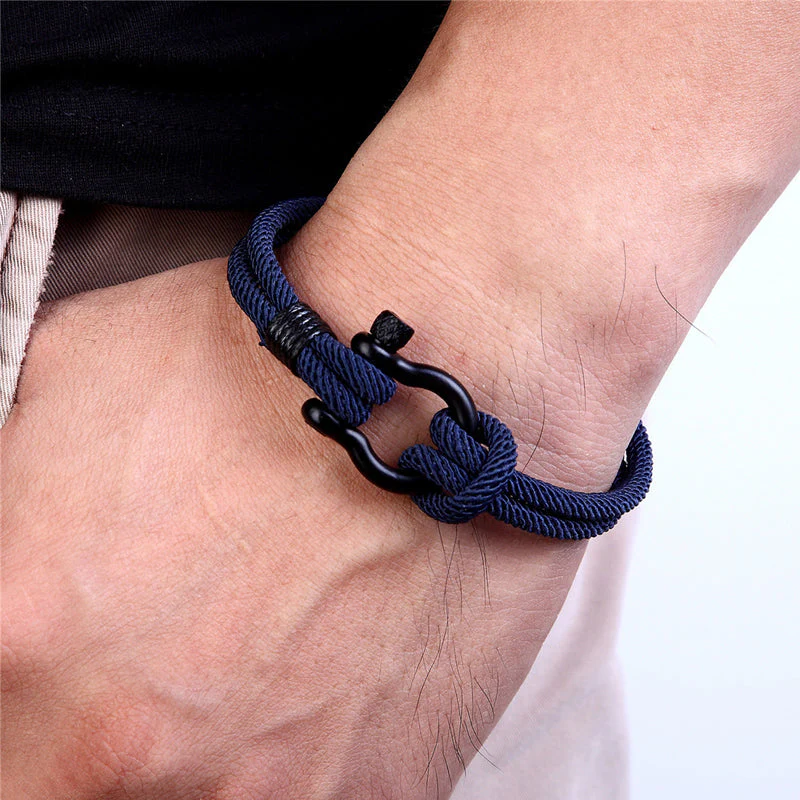 Nautical Braided Rope Bracelet - Image 2