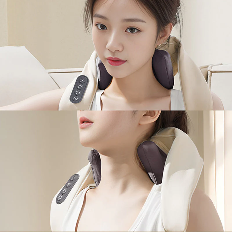 Neck and Shoulder Massage Shawl with Heat - Image 11