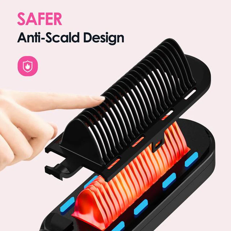 Negative Ion Hair Straightening Brush - Image 2