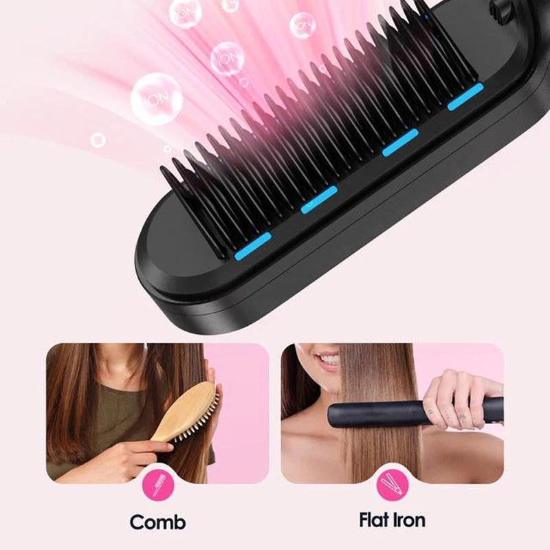 Negative Ion Hair Straightening Brush - Image 3