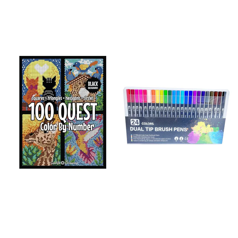 New 100 QUEST Color by Numbers Book - Image 12