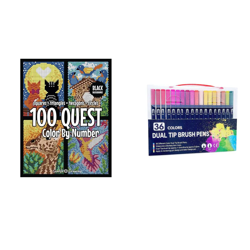 New 100 QUEST Color by Numbers Book - Image 22