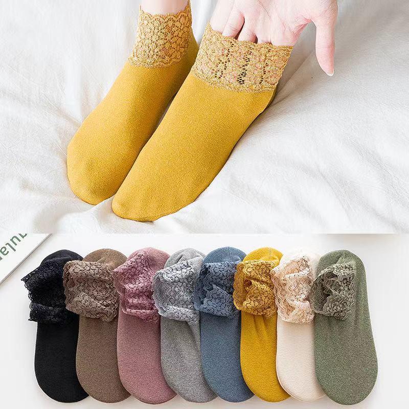 New Fashion Lace Warmer Socks - Image 2