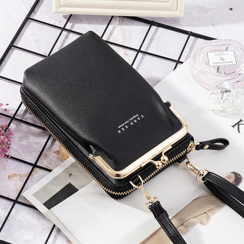 New Fashion Women Phone Bag Solid Crossbody Bag - Image 15