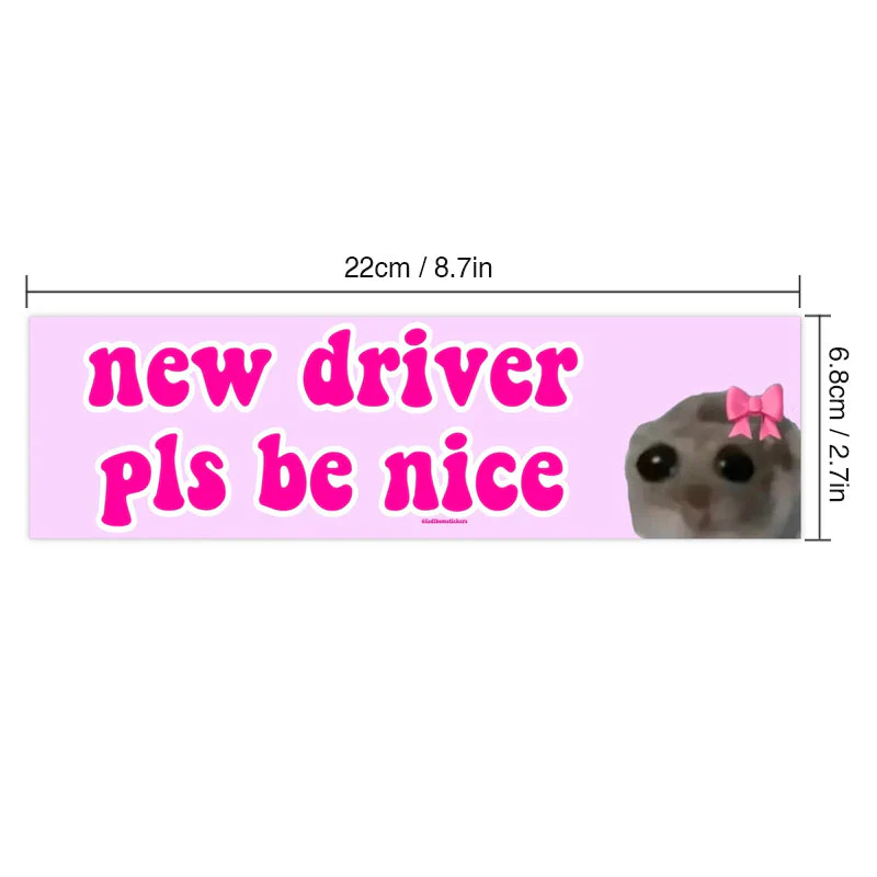 Nice Driver Car Sticker - Image 11