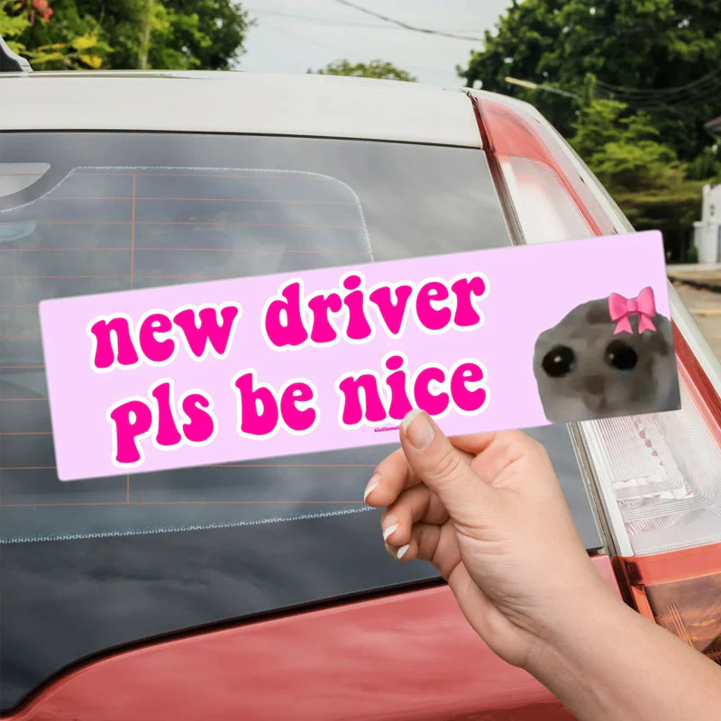 Nice Driver Car Sticker - Image 2