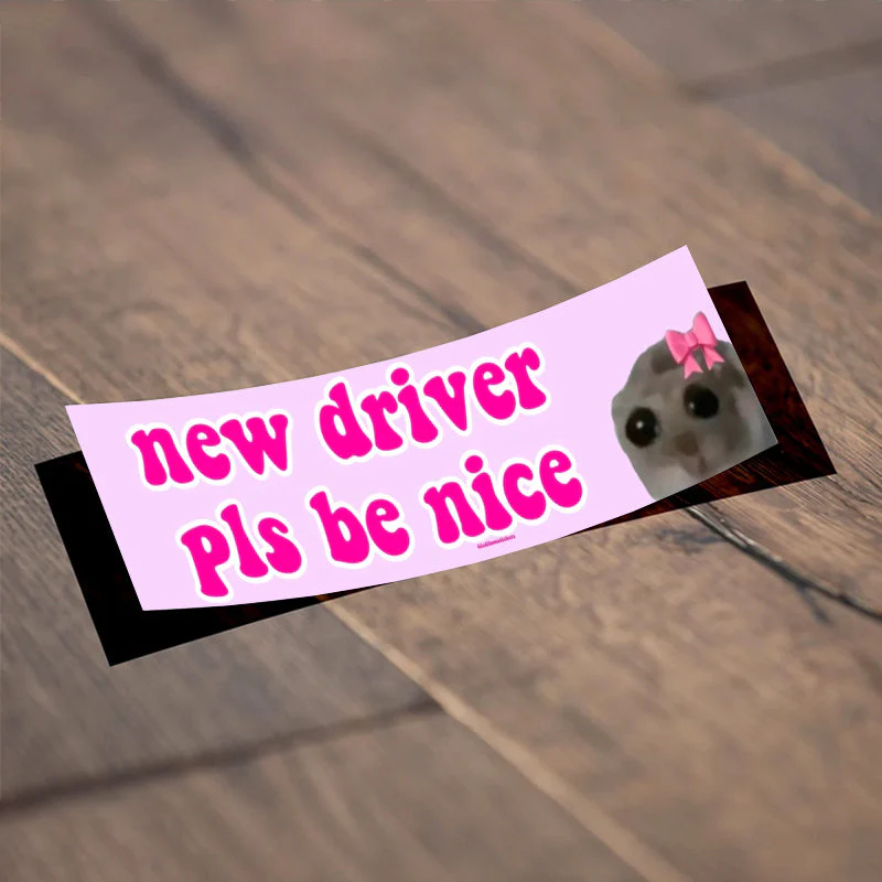 Nice Driver Car Sticker - Image 3