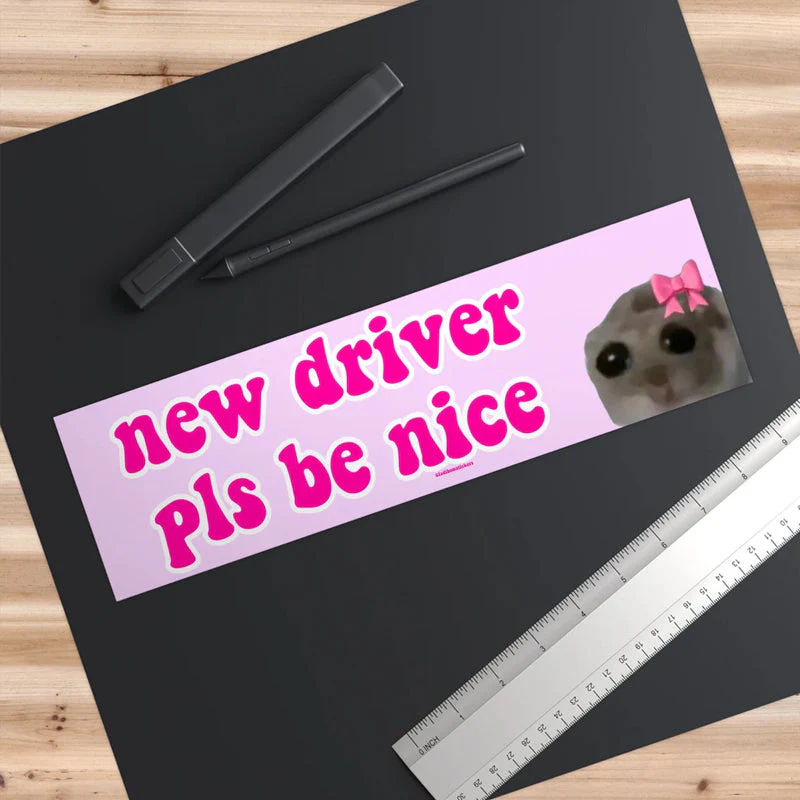 Nice Driver Car Sticker - Image 4