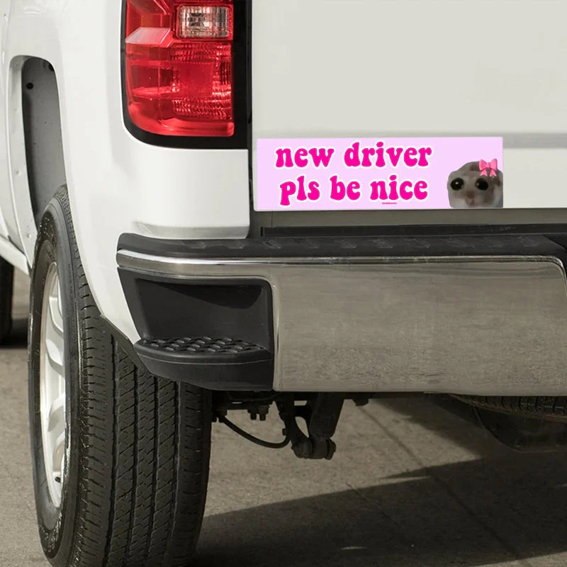 Nice Driver Car Sticker - Image 5