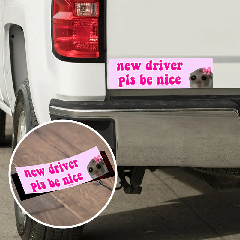 Nice Driver Car Sticker - Image 7