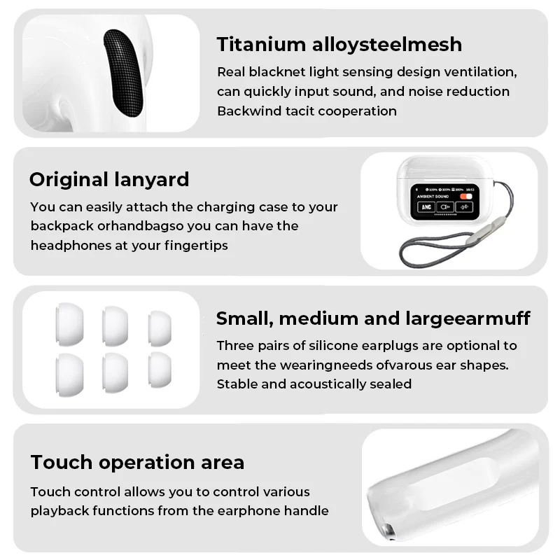 Noise Cancelling Bluetooth Earbuds - Image 4