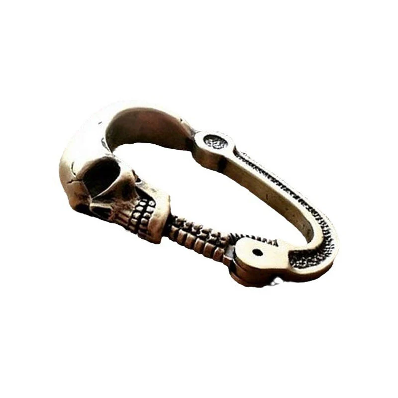 Novel Skull Carabiner With Articulated Cervical Column Clasp - Image 11