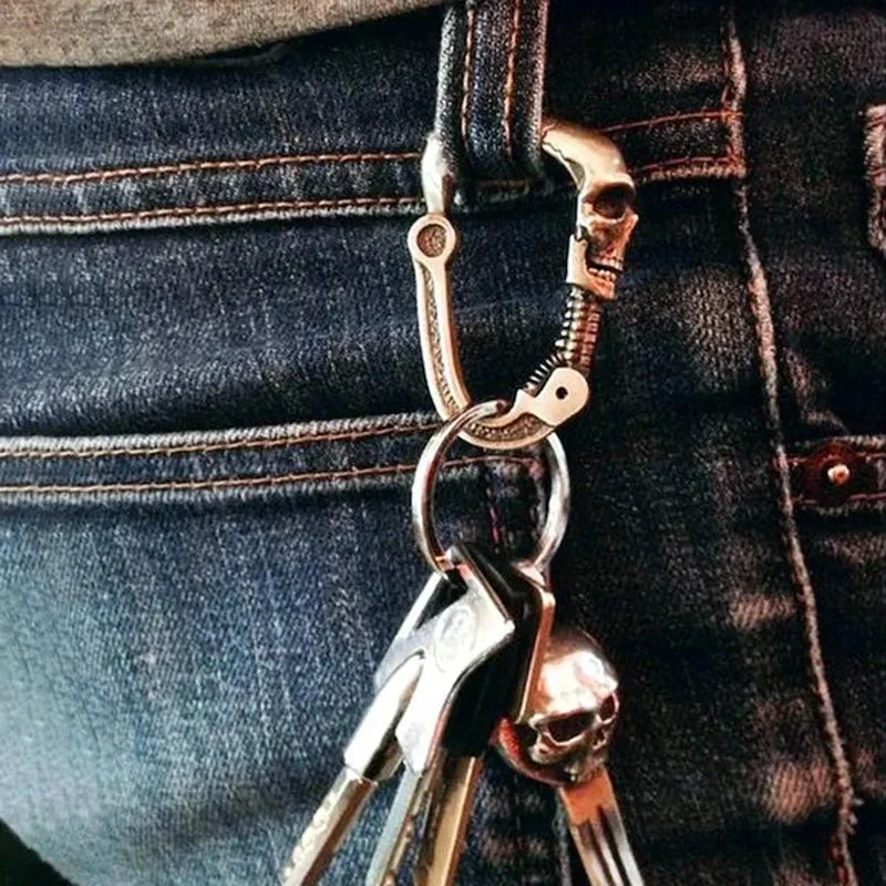 Novel Skull Carabiner With Articulated Cervical Column Clasp - Image 4