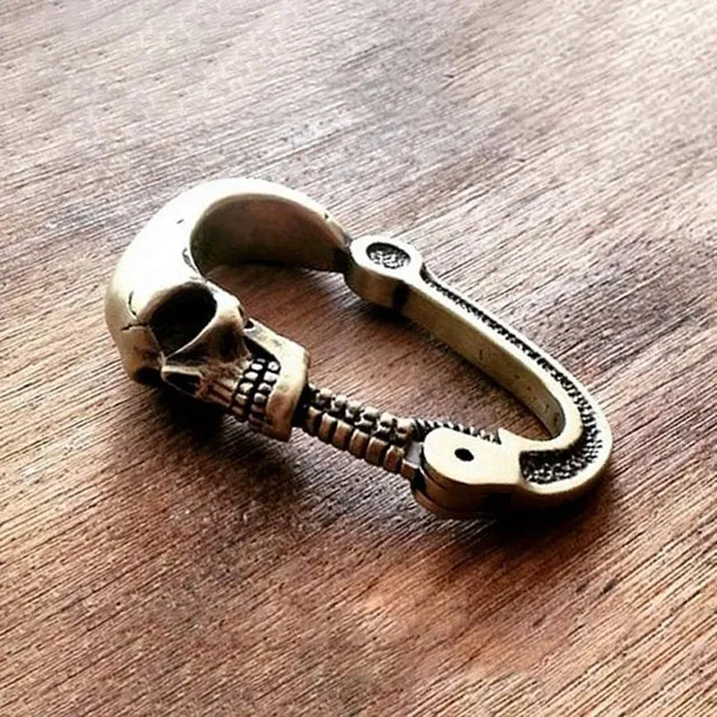 Novel Skull Carabiner With Articulated Cervical Column Clasp - Image 8