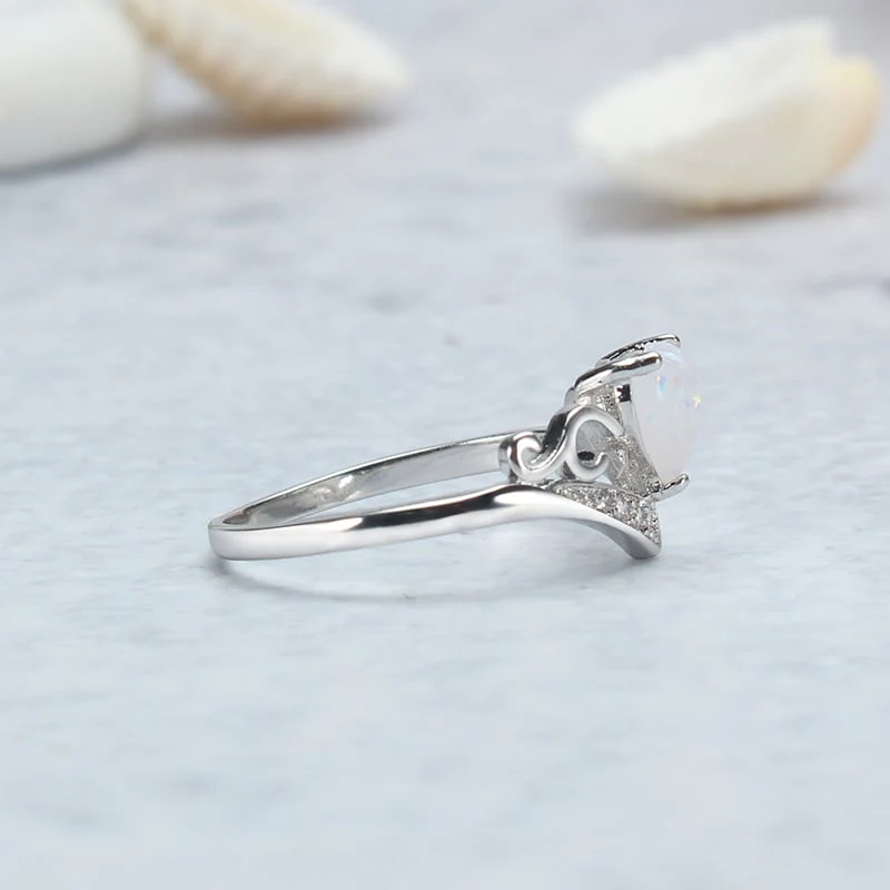 Opal Heart Ring - Image 6