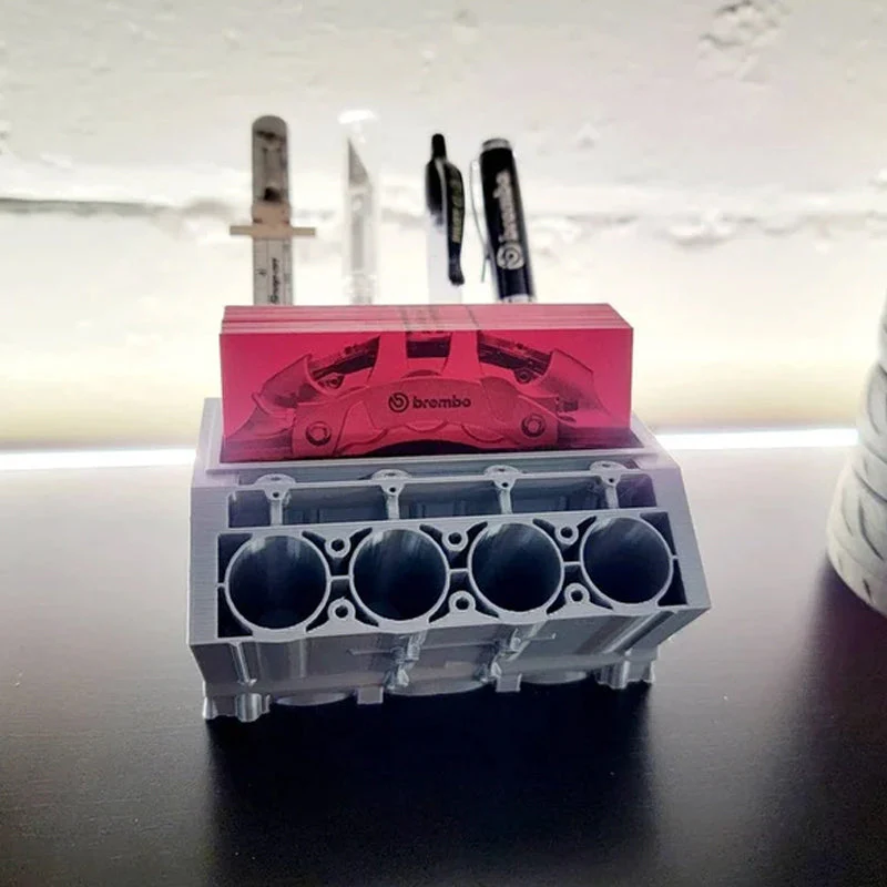 Original V8 Pengine | Engine Block Pen & Business Card Holder - Image 10