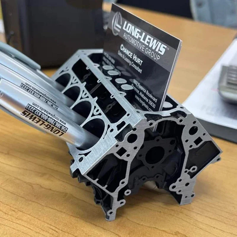 Original V8 Pengine | Engine Block Pen & Business Card Holder - Image 7