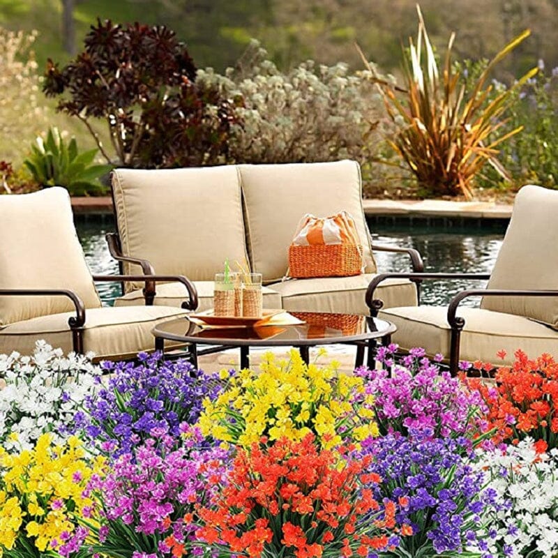 Outdoor Artificial Flowers(2 bundles) - Image 17