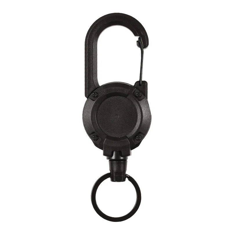 Outdoor Automatic Retractable Wire Rope Luya Tactical Keychain - Image 10