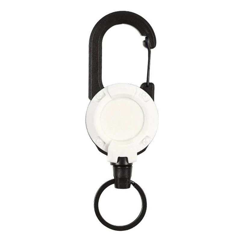 Outdoor Automatic Retractable Wire Rope Luya Tactical Keychain - Image 11