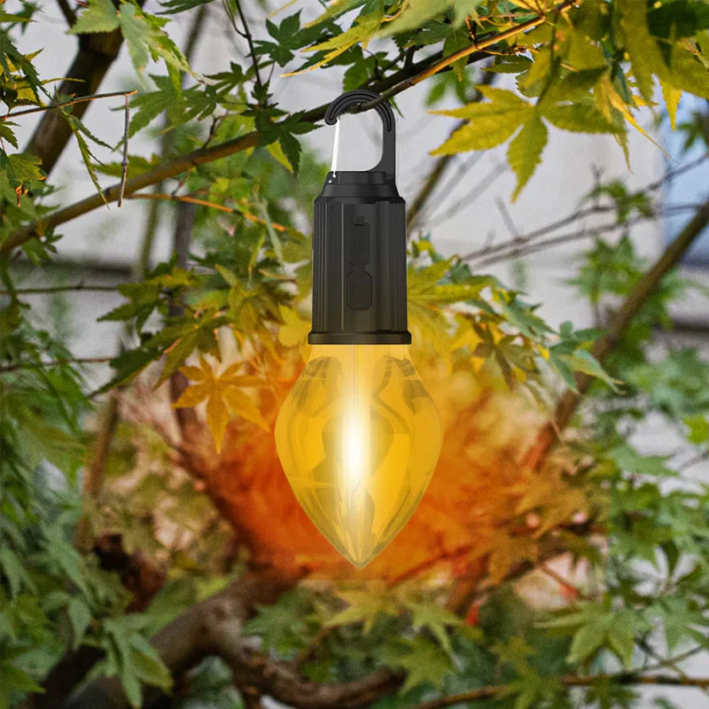 Outdoor Camping Hanging Type-C Charging Retro Bulb Light - Image 3