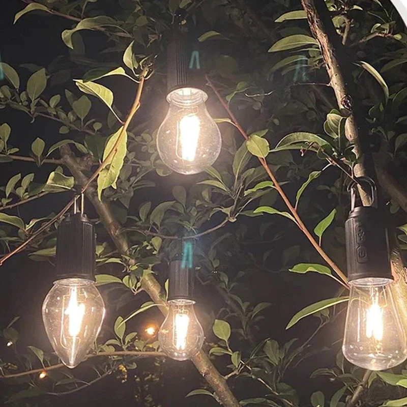 Outdoor Camping Hanging Type-C Charging Retro Bulb Light - Image 7