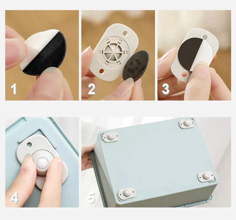 Paste Type Pulley Universal Wheel (4 PCS/SET) - Image 5