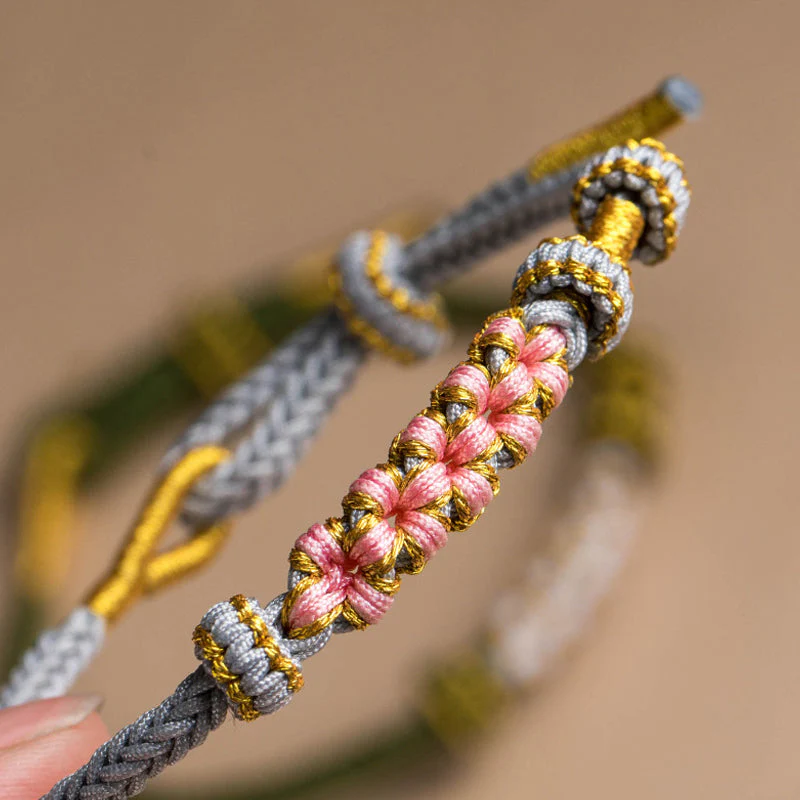 Peach Blossom Knot Bracelet - Image 3