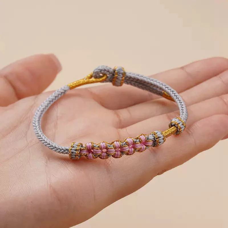 Peach Blossom Knot Bracelet - Image 4