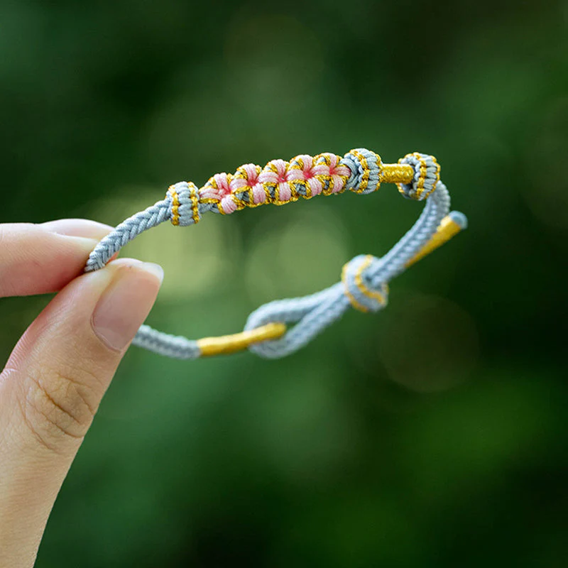 Peach Blossom Knot Bracelet - Image 5