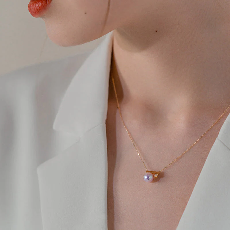 Pearl Pendant Necklace - Image 3