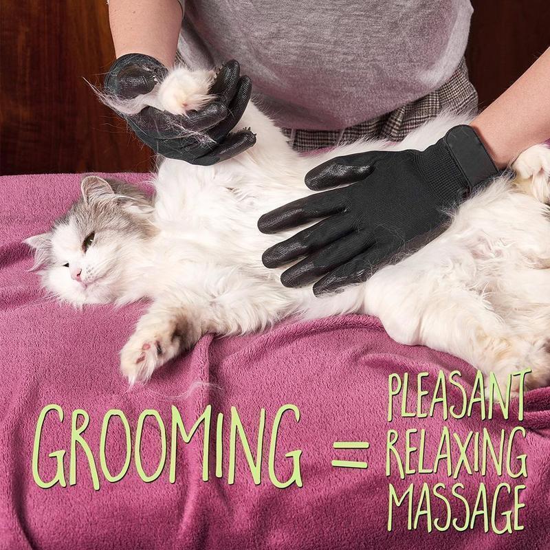 Pet Grooming Gloves, For Cats, Dogs & Horses - Image 10