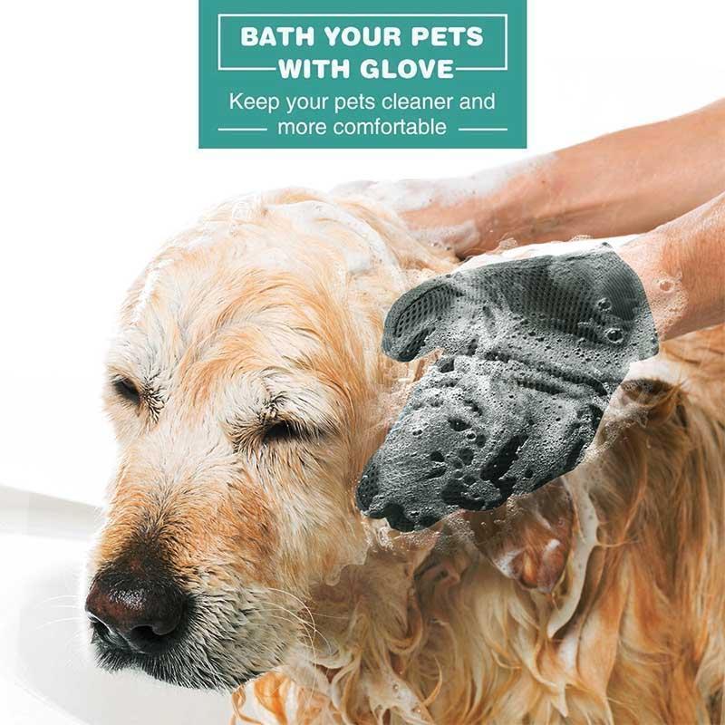 Pet Grooming Gloves, For Cats, Dogs & Horses - Image 7