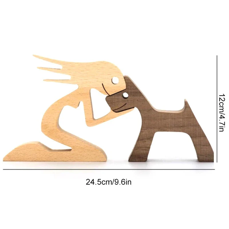 Pet Lover - Wood Sculpture Table Ornaments - Image 3