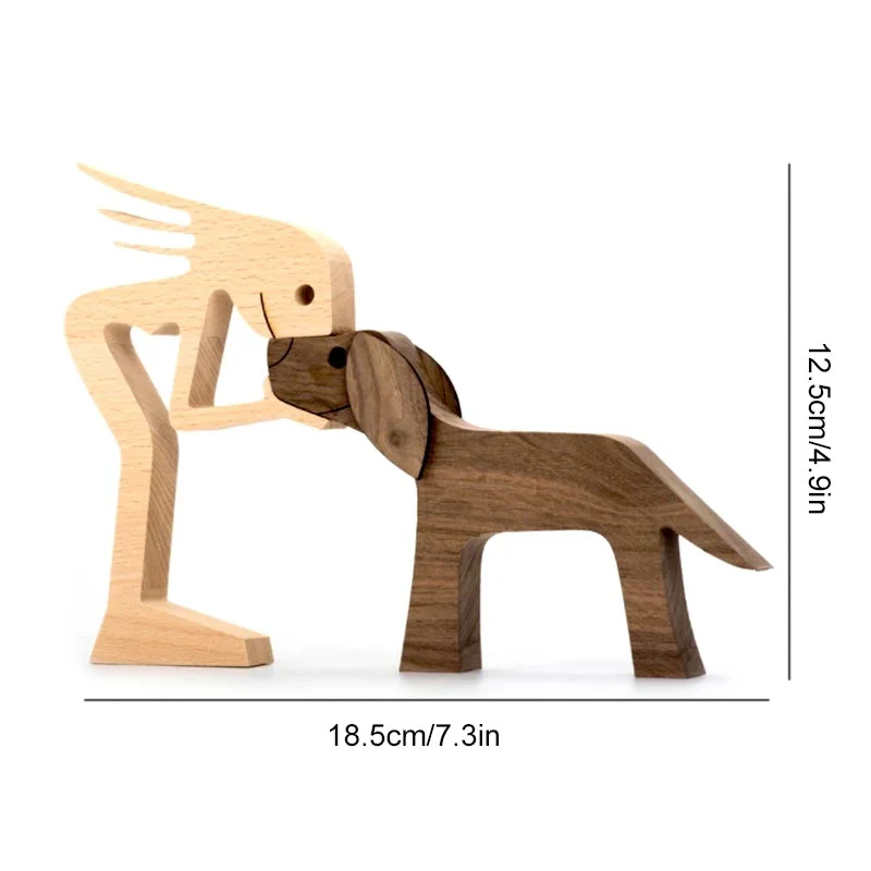 Pet Lover - Wood Sculpture Table Ornaments - Image 4