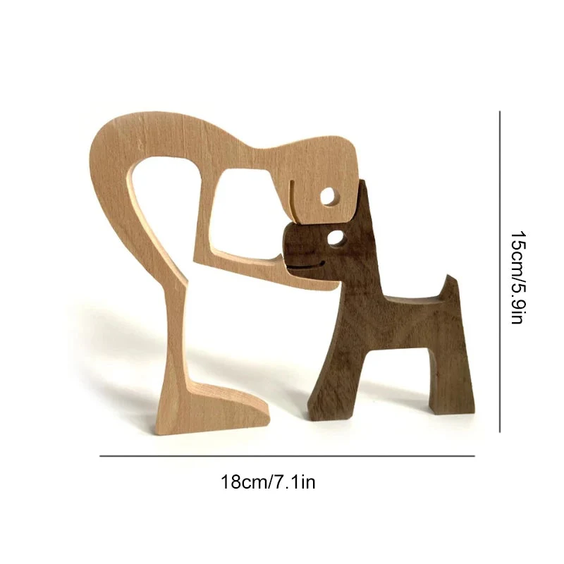 Pet Lover - Wood Sculpture Table Ornaments - Image 7