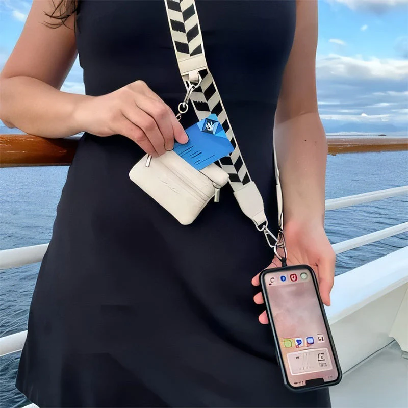 Phone Strap with Zippered Pouch - Image 6