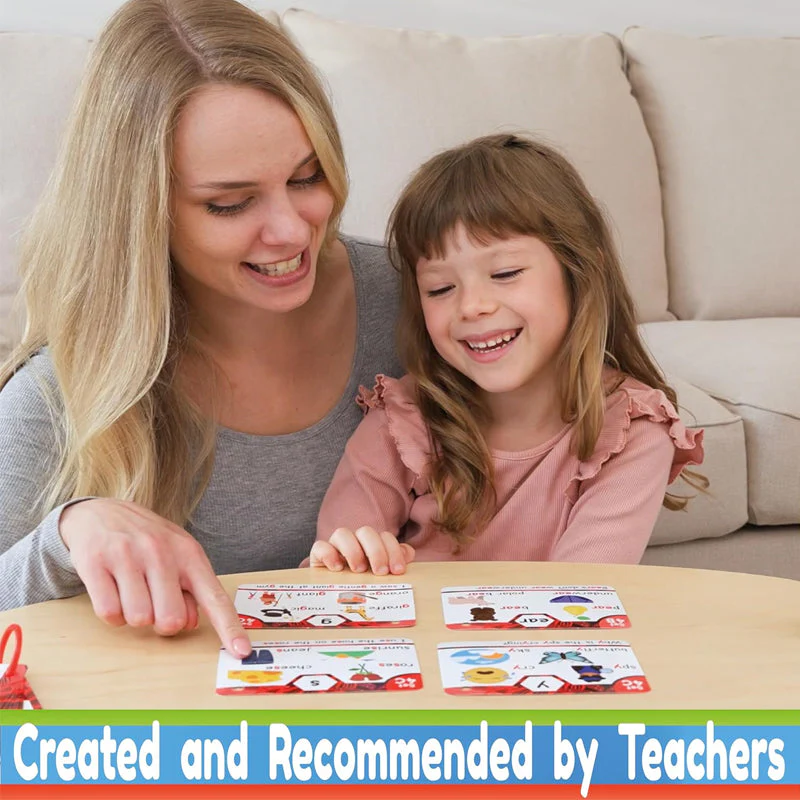 Phonics Flash Cards - Learn to Read in 20 Stages - Digraphs CVC Blends Long Vowel Sounds - Image 10