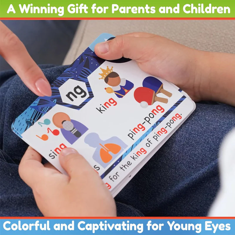 Phonics Flash Cards - Learn to Read in 20 Stages - Digraphs CVC Blends Long Vowel Sounds - Image 4