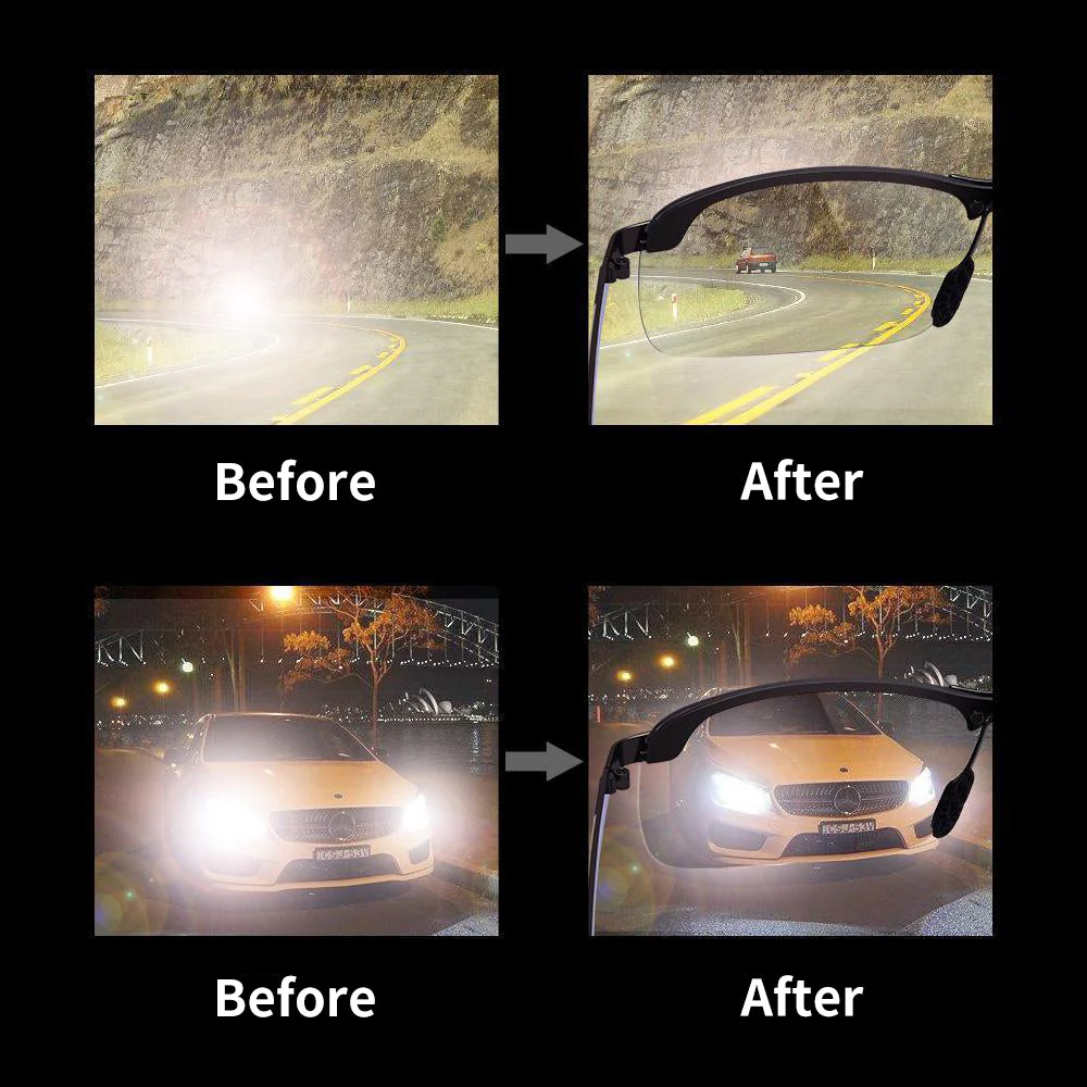 Photochromic Sunglasses with Anti-glare Polarized Lens - Image 11