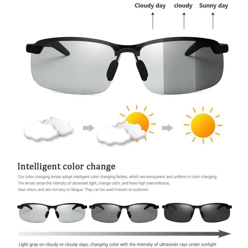 Photochromic Sunglasses with Anti-glare Polarized Lens - Image 16