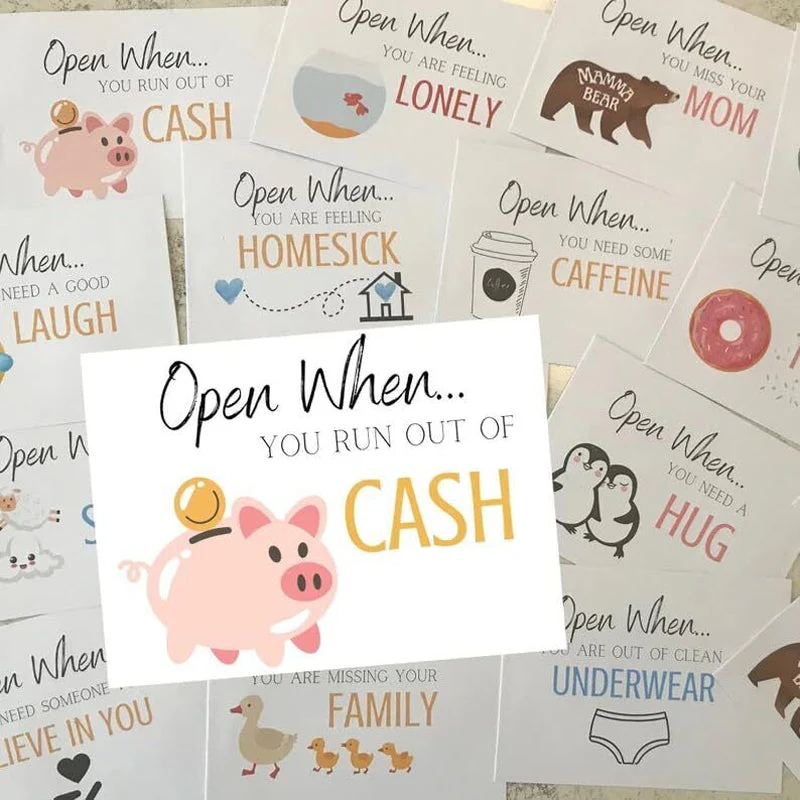 Piggy Envelope Postcard Set - Image 2
