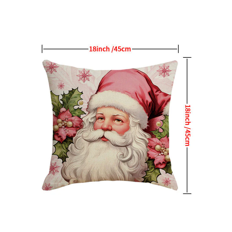 Pink Christmas Pillow Covers - Image 11