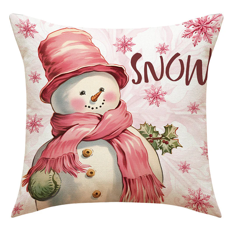 Pink Christmas Pillow Covers - Image 12