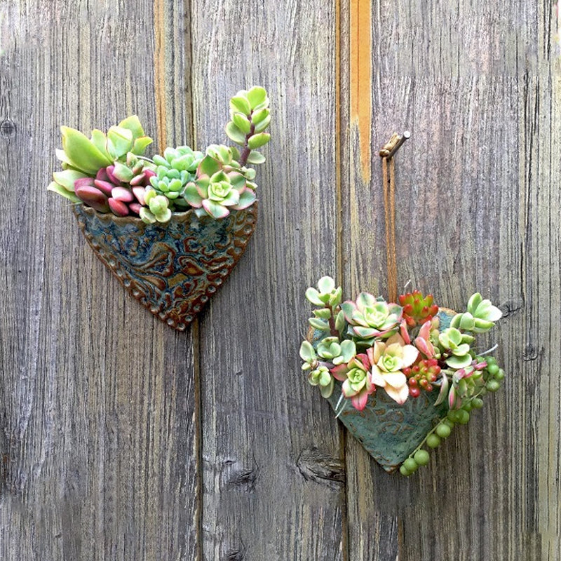 Planting Succulent Heart Pocket Planter - Image 4