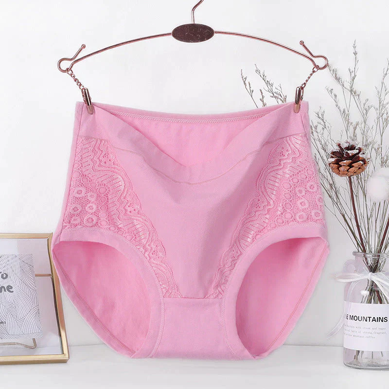 Plus Size High Waist Leak Proof Cotton Panties - Image 10